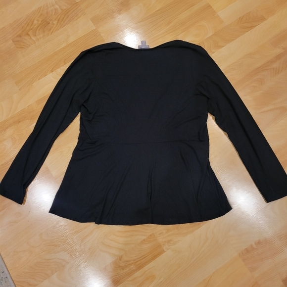J. Jill Wearever Collection Stretch Black Cardigan Size S - Picture 4 of 6